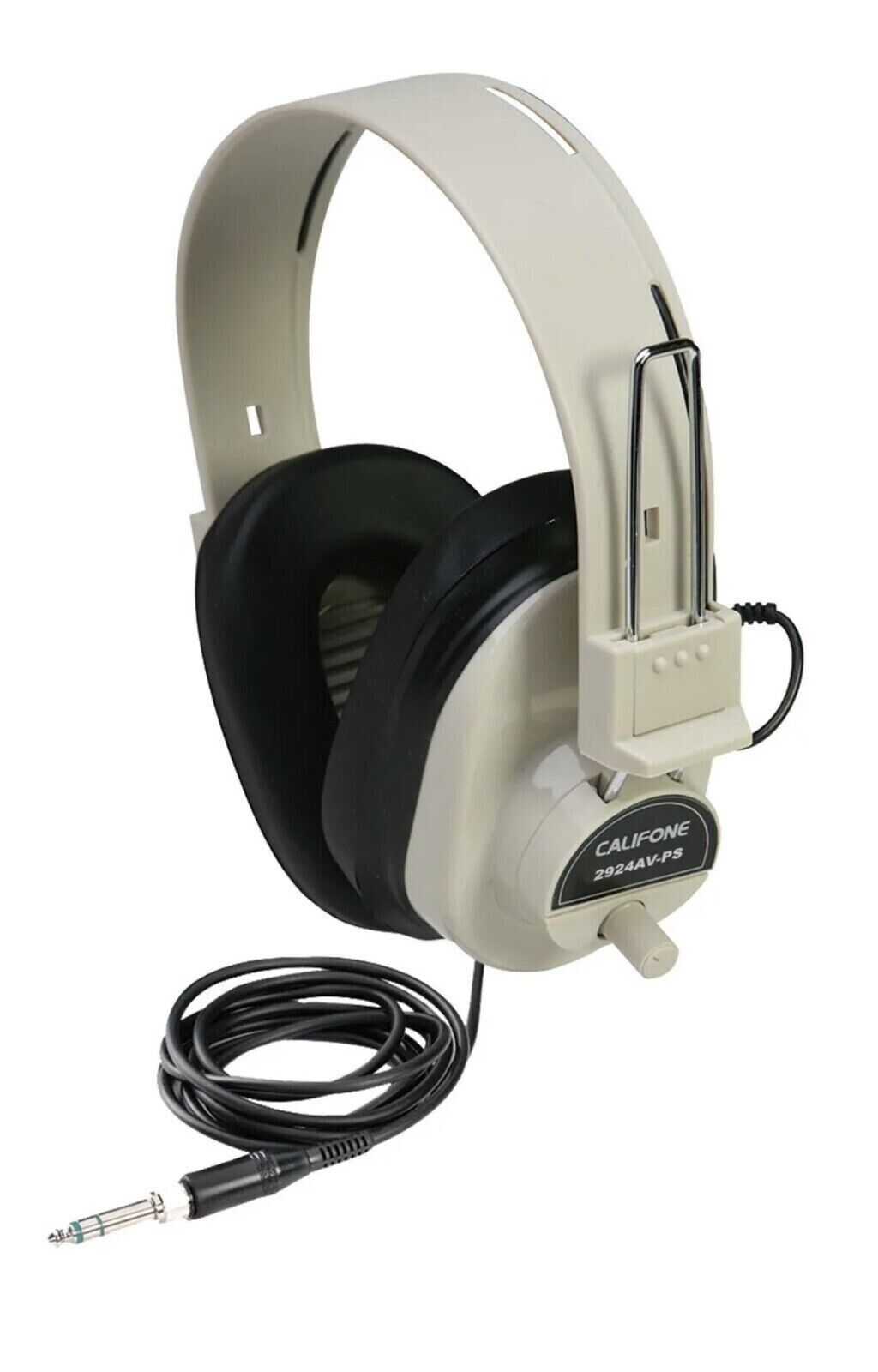 Califone 2924AV 2924AV-PS 3.5mm Deluxe Stereo Over-Ear Corder Headphones