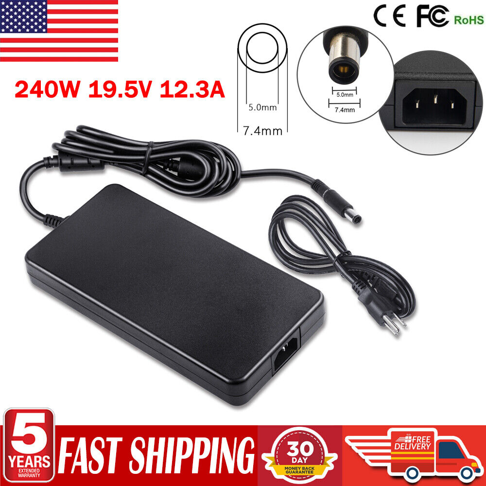 240W 19.5V 12.3A AC Adapter Charger For Dell 0J211H 0FWCRC 0FHMD4 Power Supply