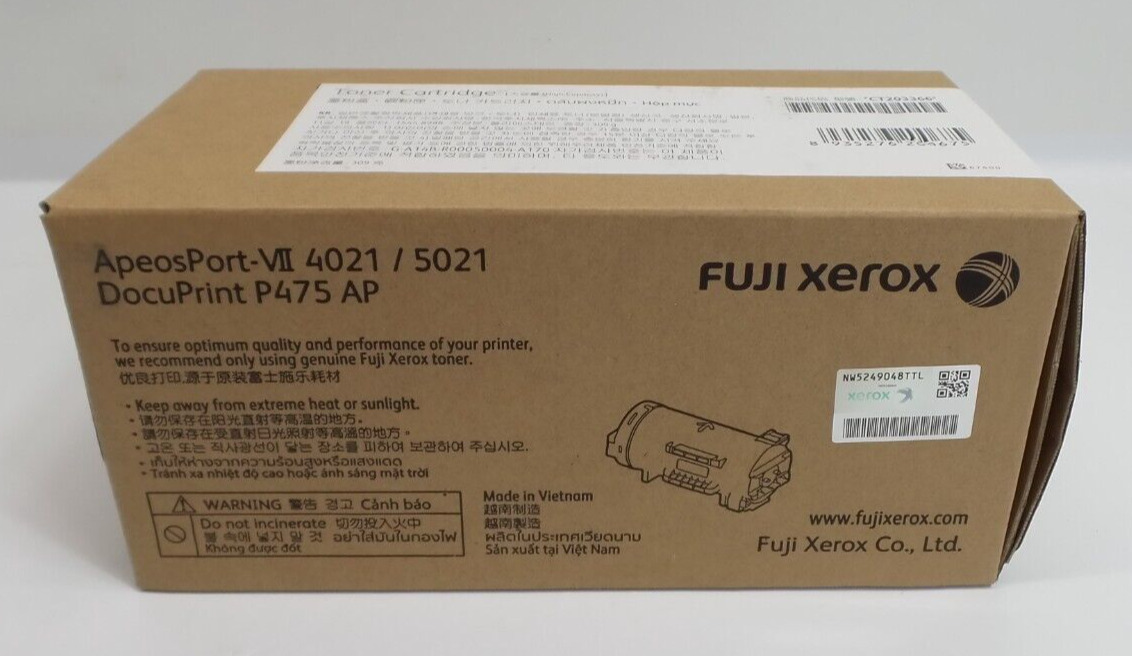 Genuine Xerox CT203366 High Capacity Toner ApeosPort-VII 4021 5021 DocuP P475ap