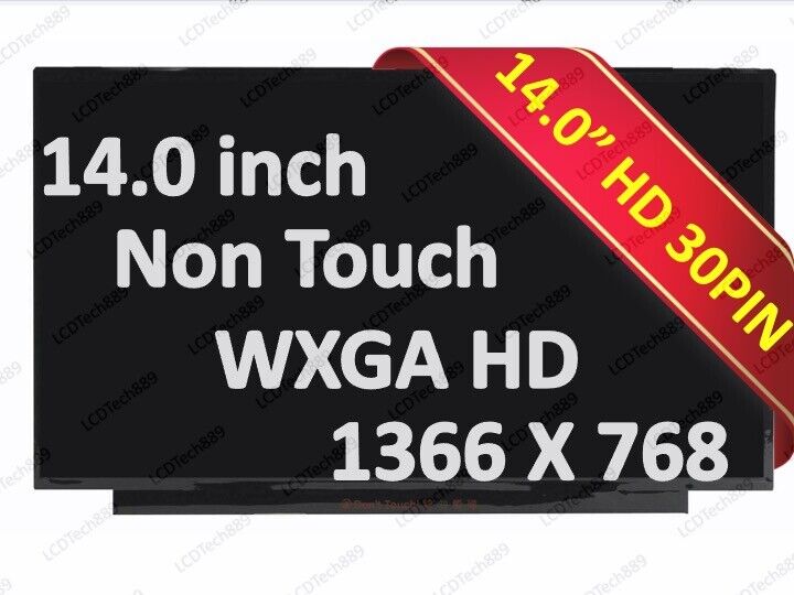 New LCD Screen for AUO B140XTN07.8 B140XTN07.7 B140XTN07.6 HD 1366x768 LED