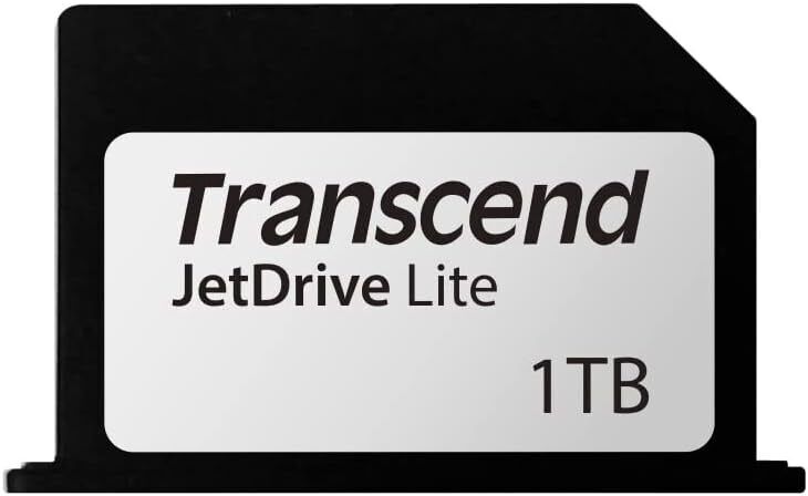 Transcend 1TB JDL330 JetDrive Lite 330 Expansion Card for MacBook 1TB, Grey 