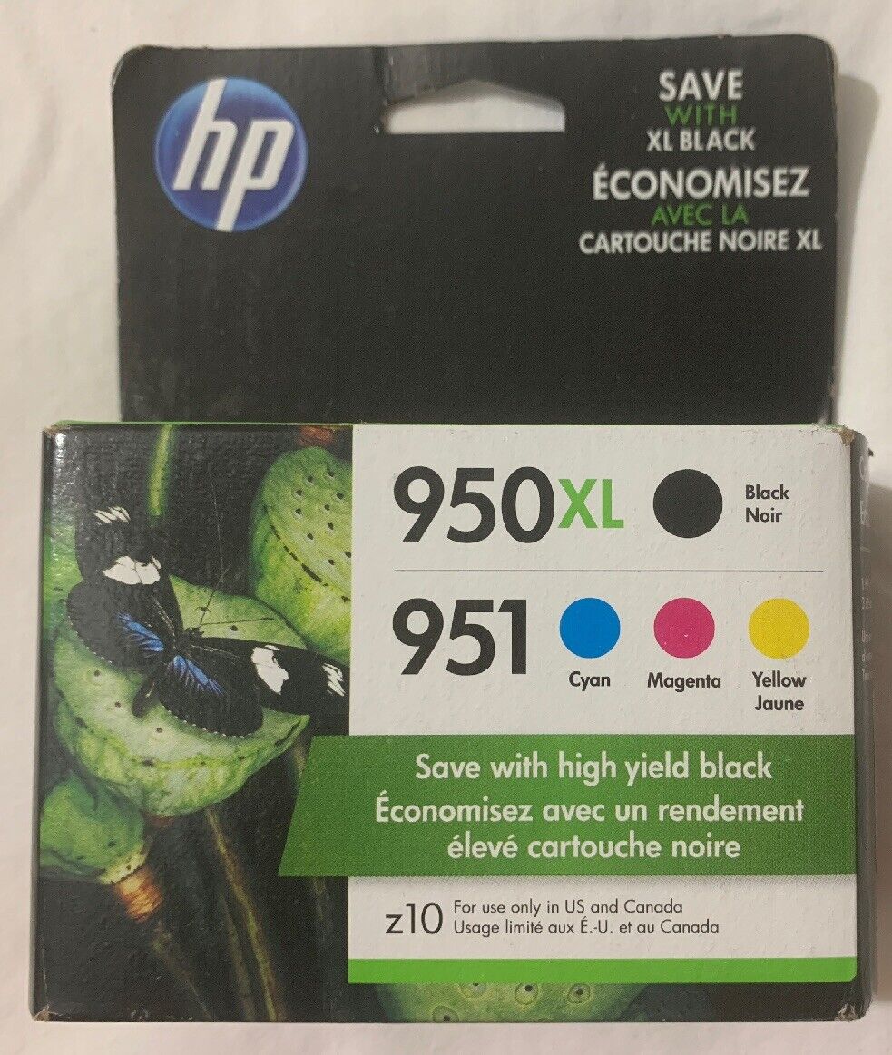 HP 950XL/951 Multi-Color Ink Cartridge Set C2P01FN CN045AN & CR314CN Exp 2025+