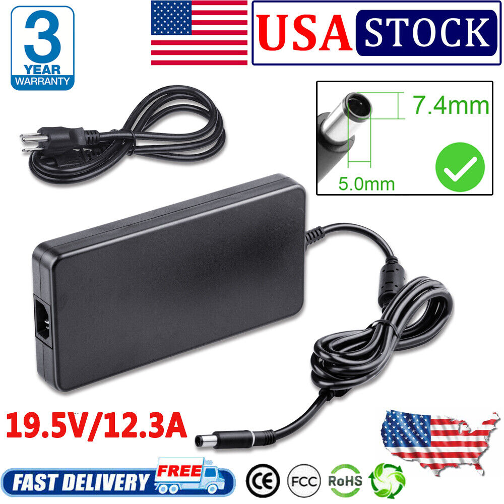 240W 19.5V AC Adapter Charger For Dell Precision 7520 7530 7510 7710 3510 3520
