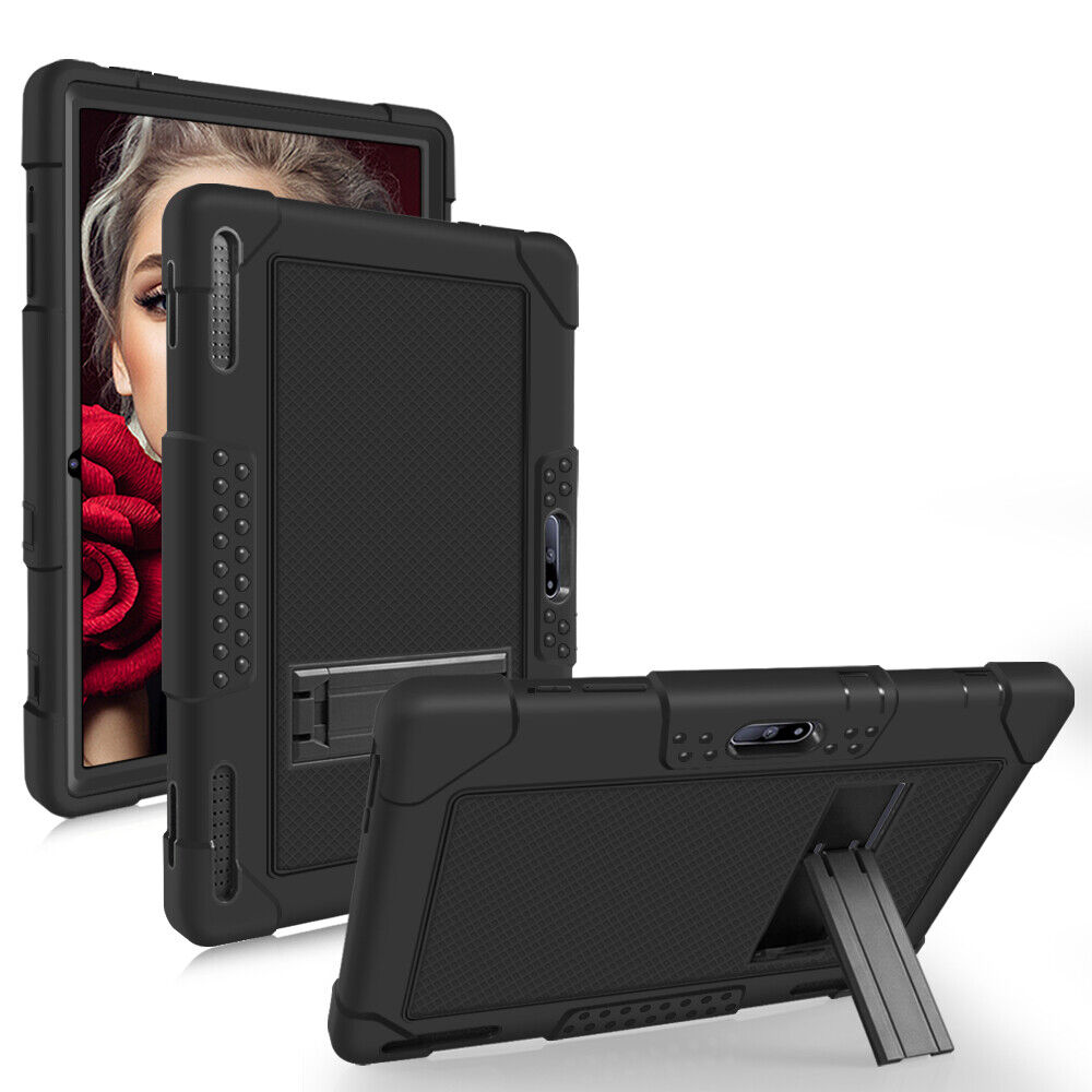 Hybrid Rugged Shockproof Case For Pritom M10/QuntiCO Y10/Gateway 10.1 HD Tablet