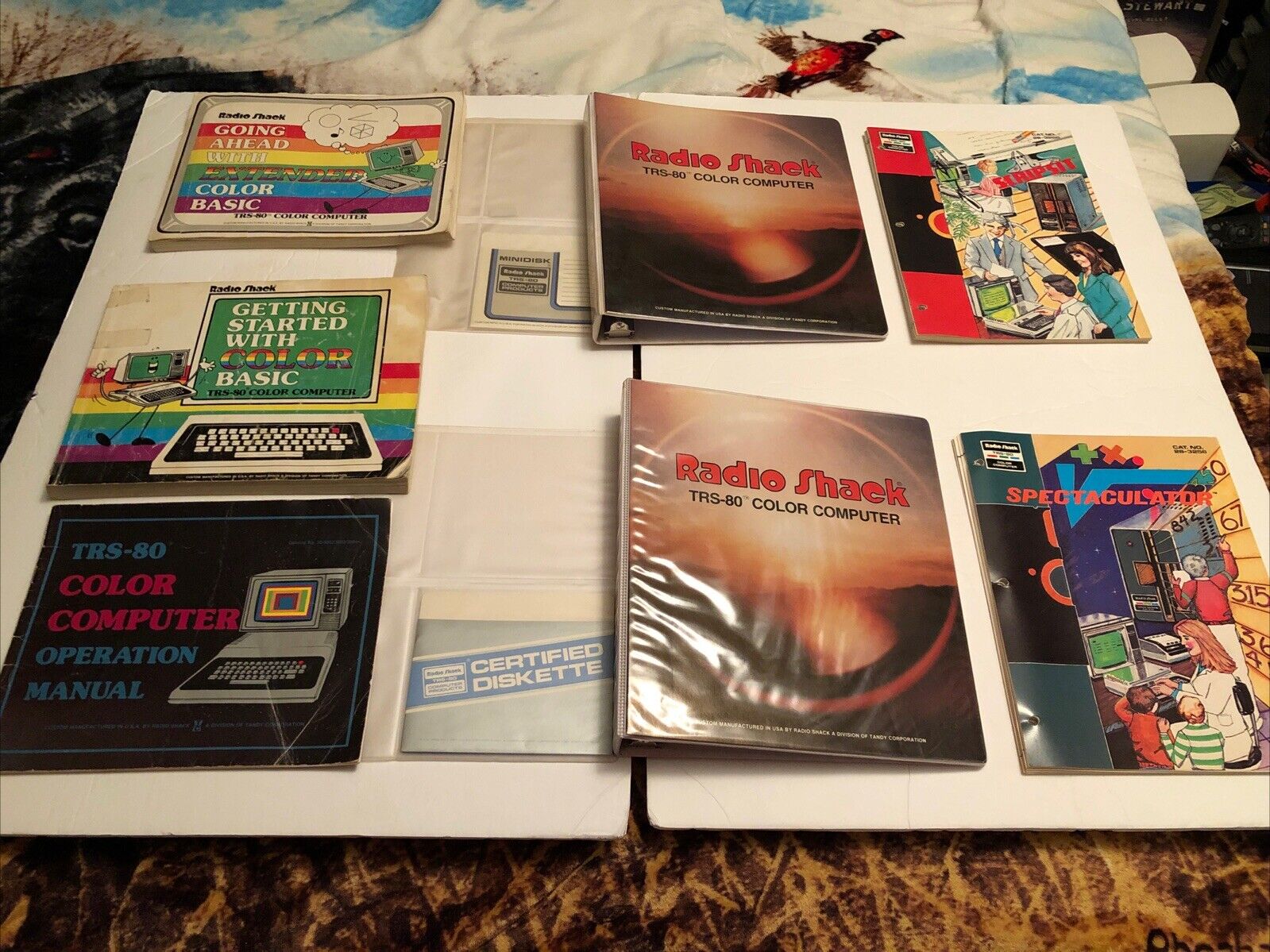 Lot of Vintage 1980's Radio Shack Tandy TRS-80 Color Computer Learning Manuals
