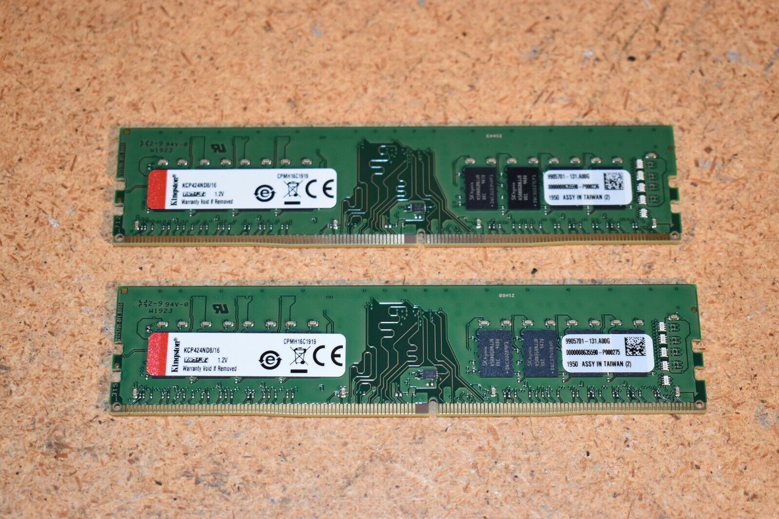 Kingston 32GB(2x16GB) KCP424ND8/16 DDR4-2400/19200 Desktop Memory RAM