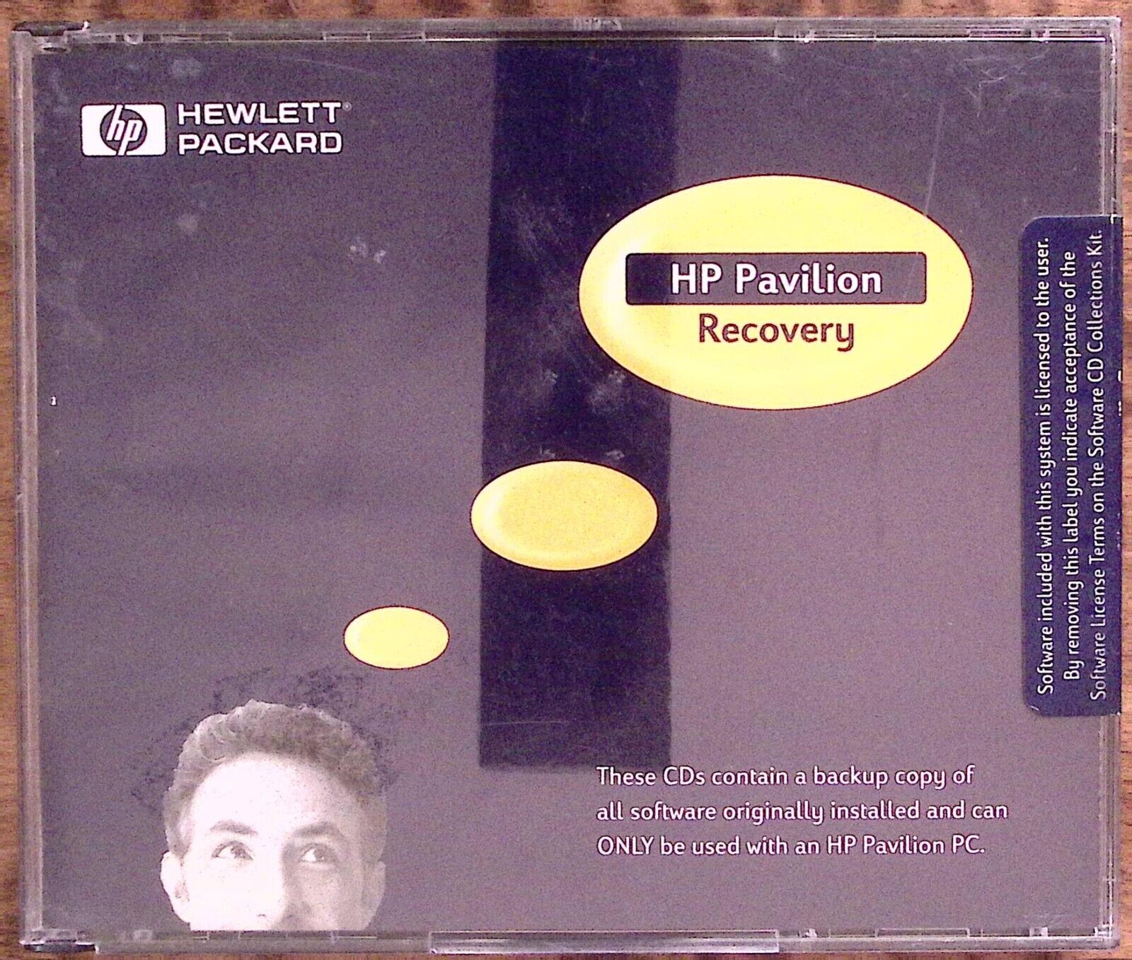 HP PAVILION RECOVERY PC SOFTWARE VINTAGE HP 2000  3-DISC SET  CD 2781