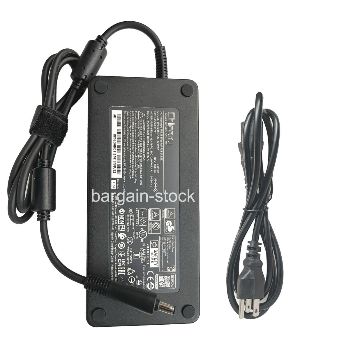 Chicony 19.5V 16.92A 330W A20-330P1A AC Adapter Charger For Acer Predator Helios