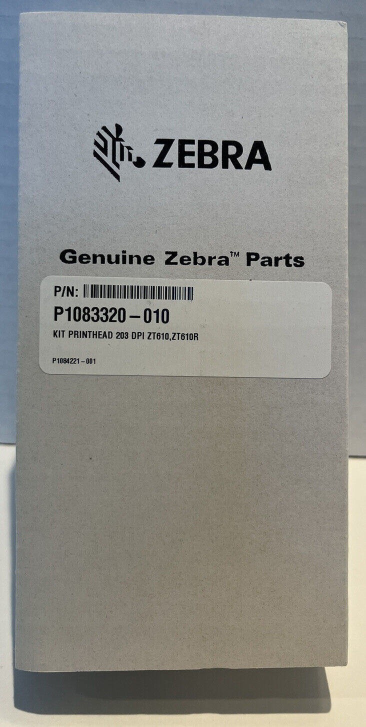 New GENUINE Zebra ZT610 Printhead 203dpi - Part# P1083320-010 - USA SELLER