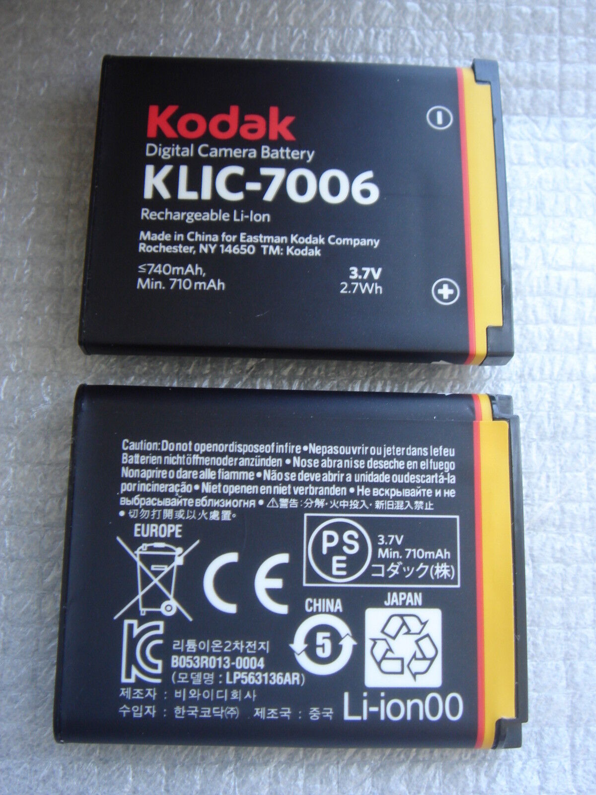 Original Battery Fujifilm Fuji NP-45A/B Finepix JV150 JV100 JV105 J10 J12 J15