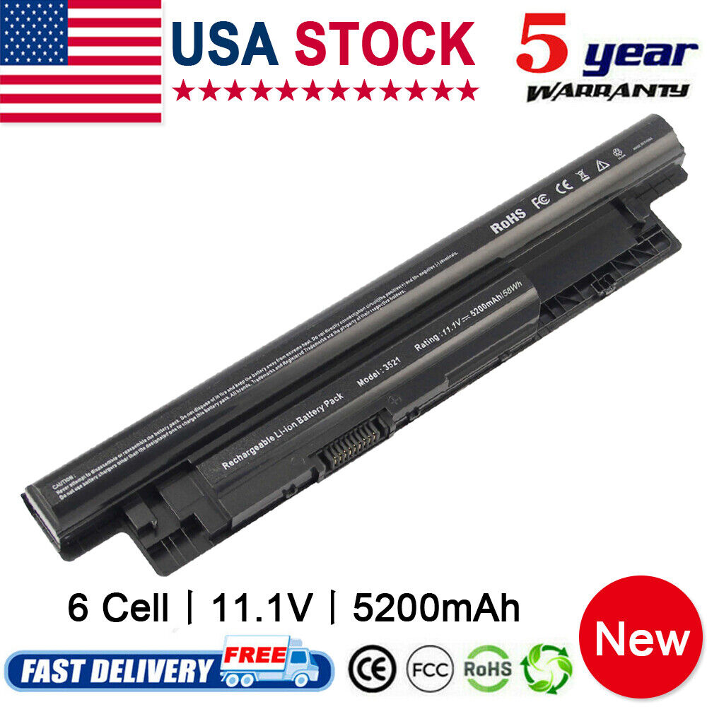58WH Battery MR90Y For Dell Inspiron 3421 5421 15-3521 5521 3721 5721 XCMRD USA