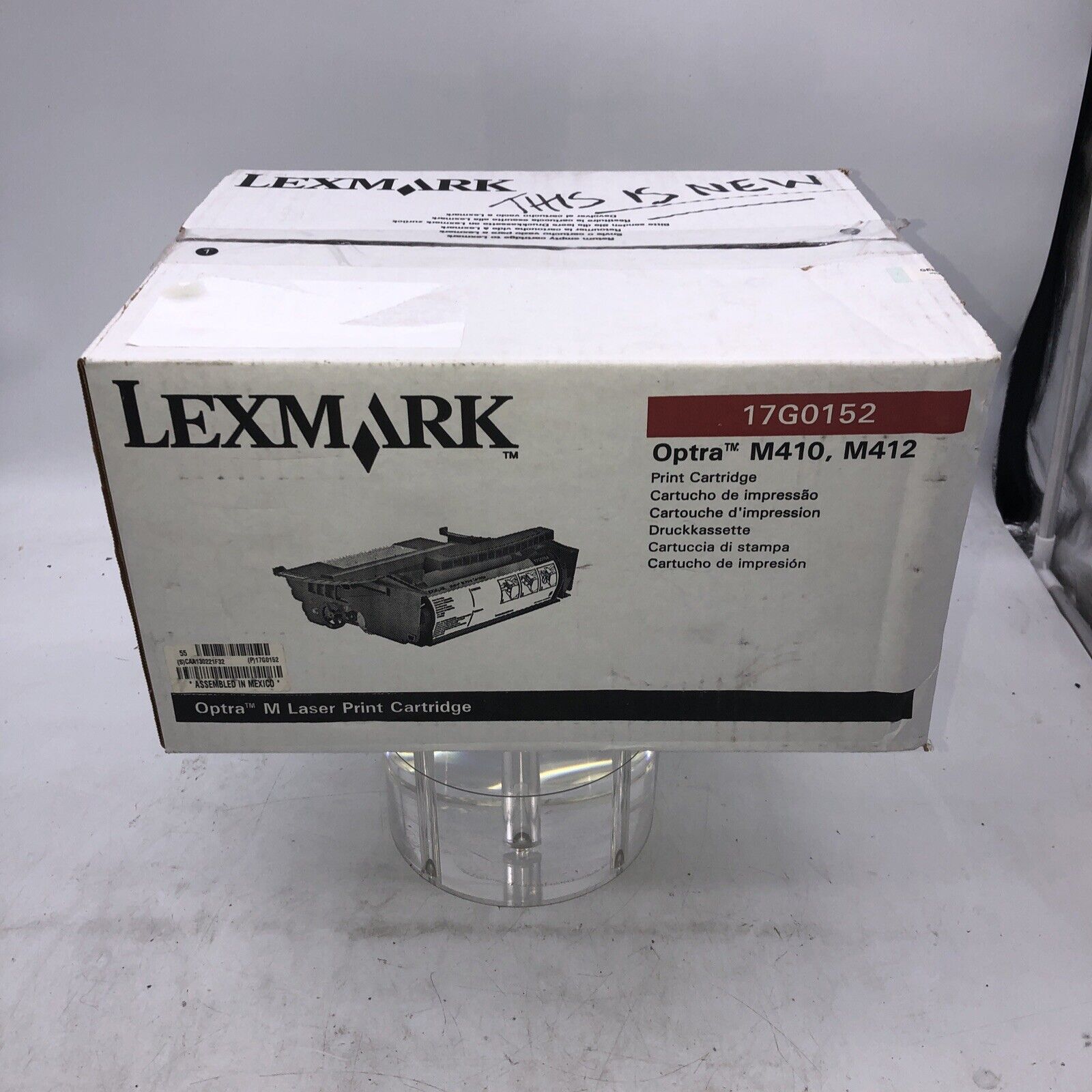 OEM Genuine Lexmark 17G0152 Toner Cartridge Black Optra M410  M410N  M412 M412N