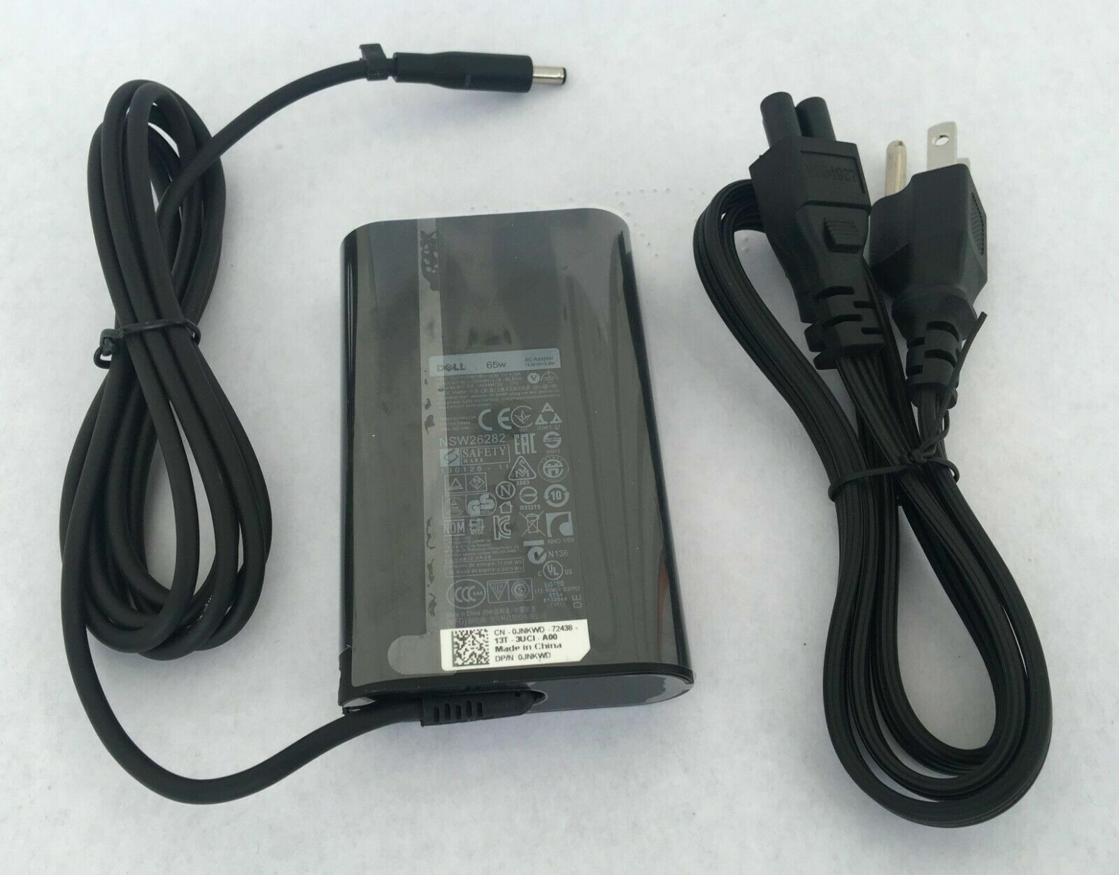 New OEM Dell XPS 13 9360 9343 65W Power Charger Supply AC Adapter with Cord
