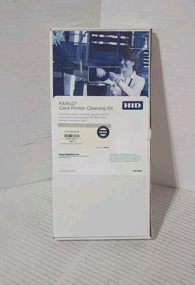 HID Fargo Card Printer Cleaning Kit 086177 DTC NEW SEALED