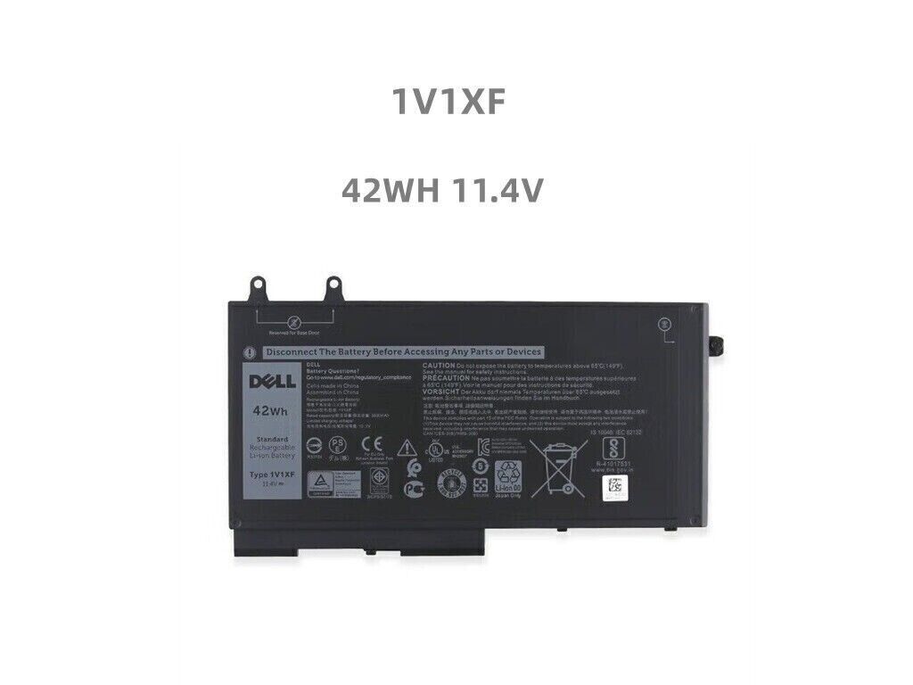 NEW Genuine 42Wh 1V1XF Battery For DELL Precision 3540 Latitude 5400 5500 7VTMN