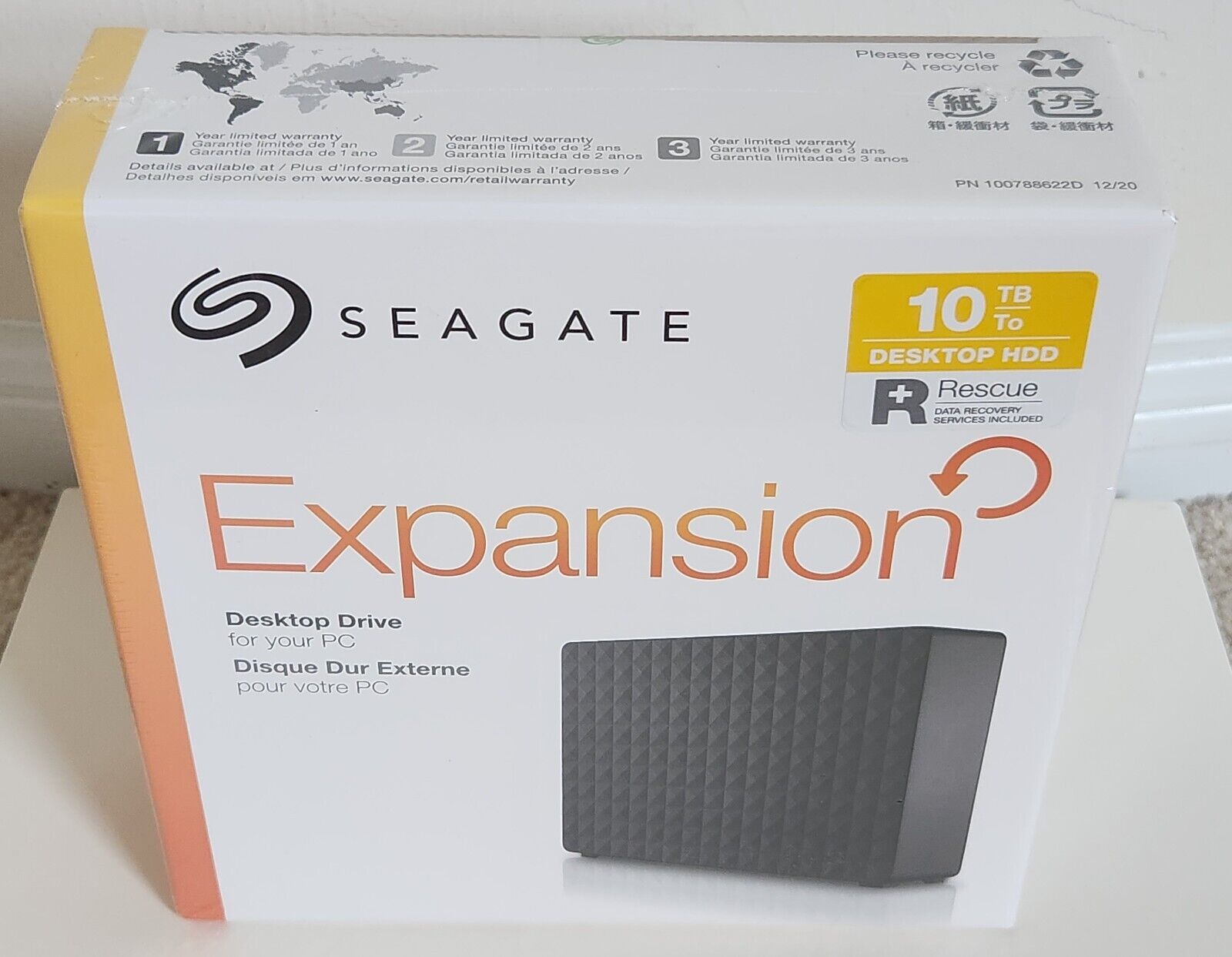 *NEW - FACTORY SEALED* Seagate Expansion 10TB (STEB10000400) External Hard Drive