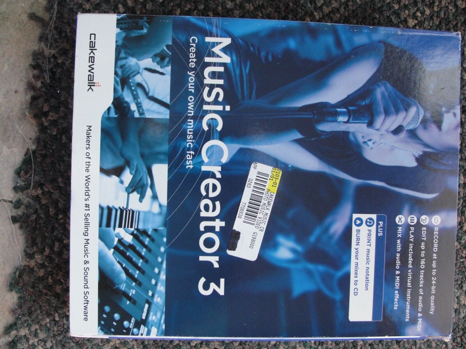 Music Creator 3 By Cakewalk for Windows - New Sealed Box