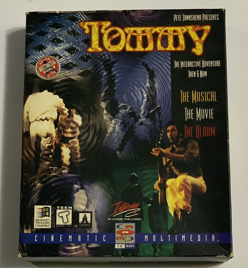 Vintage Tommy Then & Now Interactive Adventure Big Box Game /1996 Pete Townshend