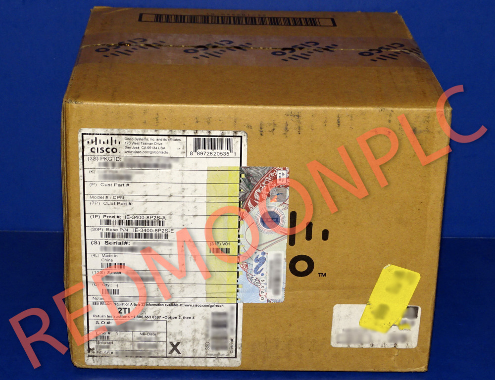 FACTORY SEALED Cisco IE-3400-8P2S-E Cisco Catalyst IE3400 Rugged Series Switch