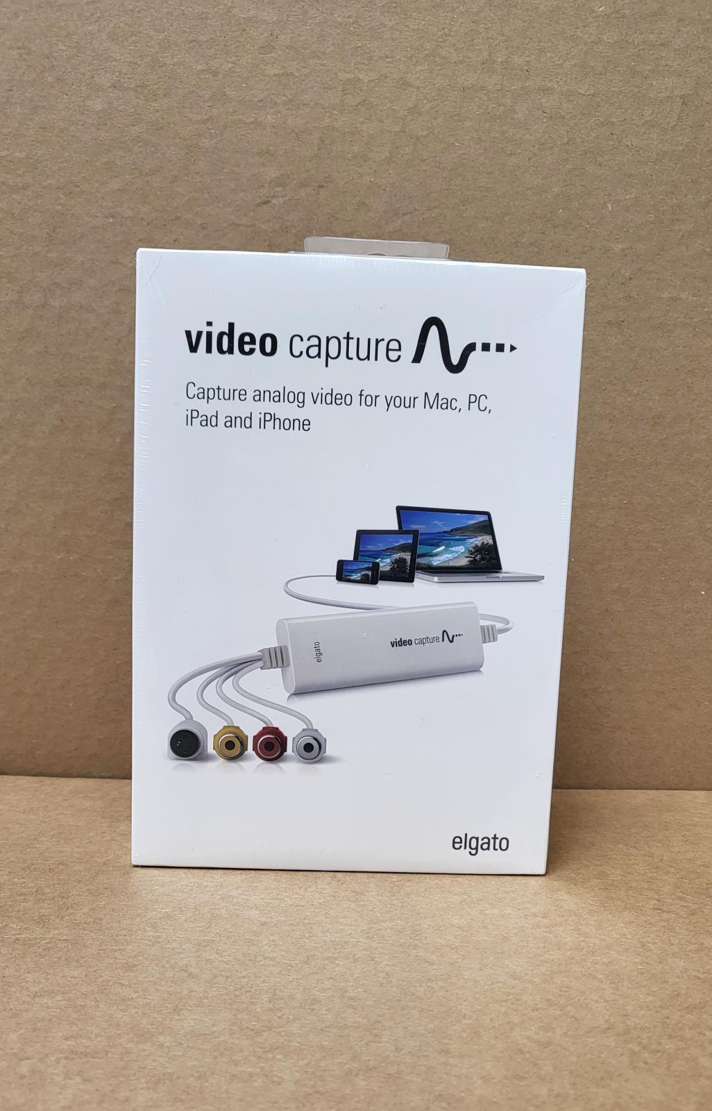 New Elgato Video Capture - Digitize Video for Mac, PC or iPad (USB 2.0)