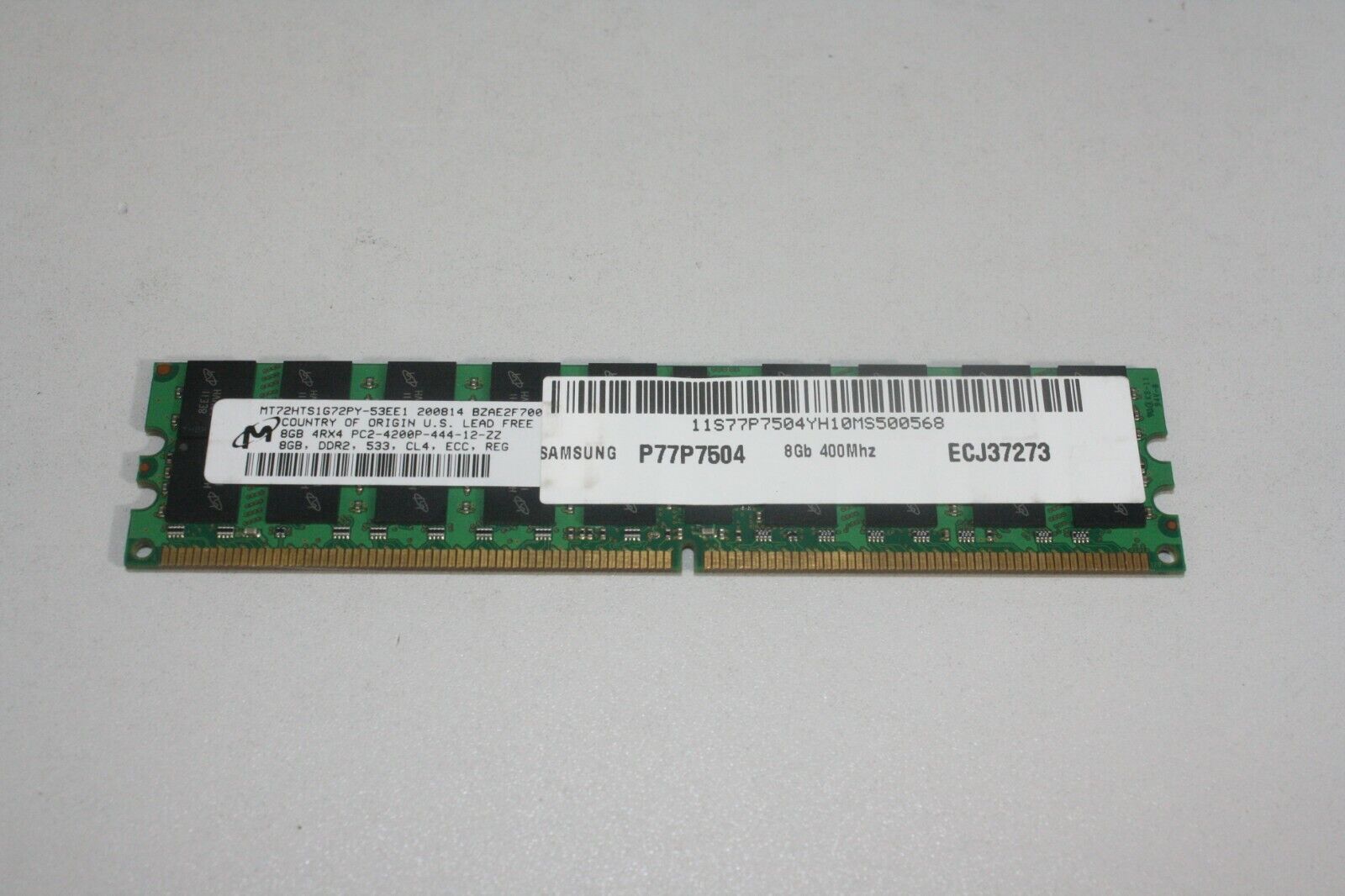 IBM System P pSeries eserver P6 Power6 8GB Memory 77P7504