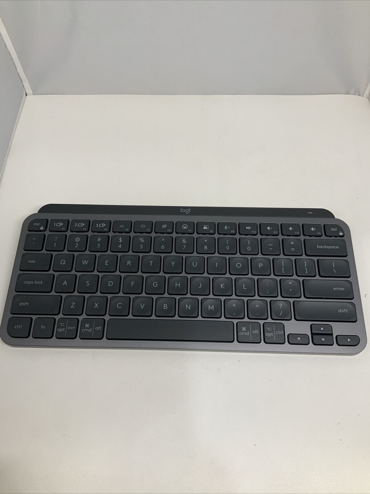 Logitech MX Keys Mini Wireless Keyboard (Graphite/Gray) Tested And Working