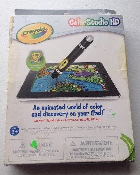 Crayola Color Studio HD iMarker Digital Stylus Coloring Drawing iPad Accessory
