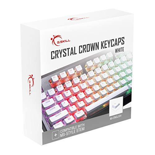 Crystal Crown Keycaps - Keycap Set with Transparent Layer for MechanicalKeyboard