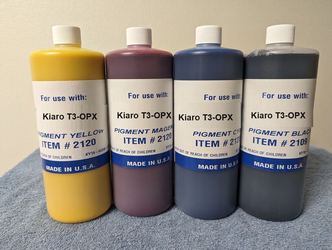 PREMIUM COMPATIBLE INK REFILL KIARO QL-120D BULK INK REFILL (4,000ML) C-Y-M-K