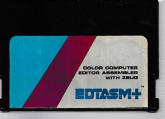 EDTASM+ Color Computer Editor Assembler With Zbug 26-3250 TRS-80 CARTRIDGE Tandy