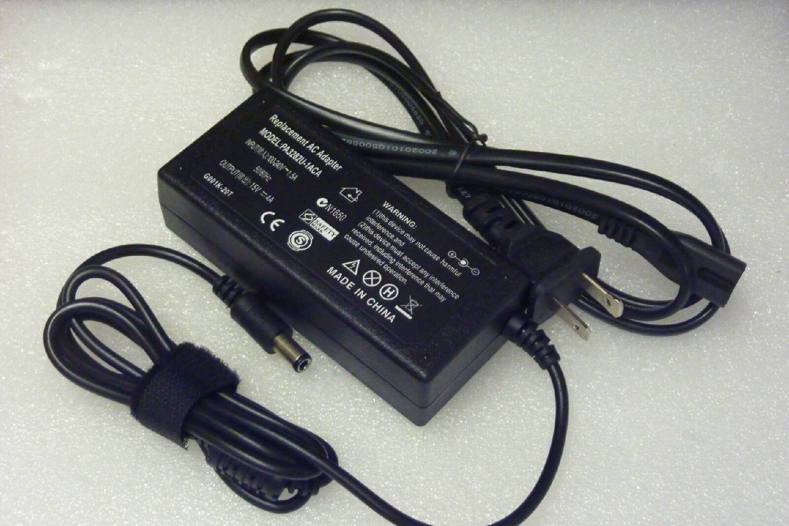 AC Adapter Power Cord Charger For Toshiba Portege 7200CTe 7220CTe 4000 4005 4010