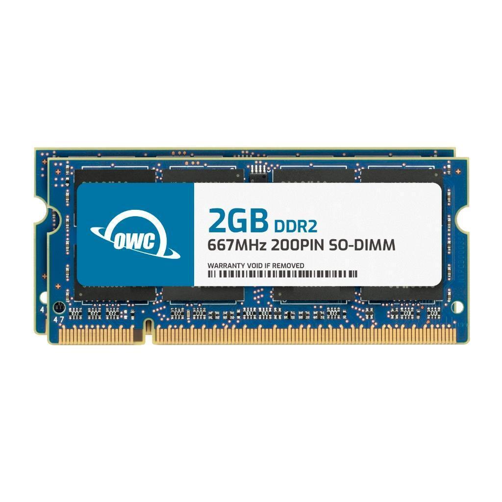 OWC 4GB (2x2GB) DDR2 667MHz 2Rx8 Non-ECC 200-pin SODIMM Memory RAM
