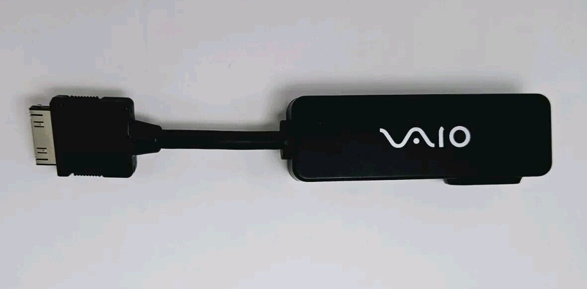 Genuine OEM Sony Vaio U Series VGA LAN Adapter Extension Dongle VGP-DA10