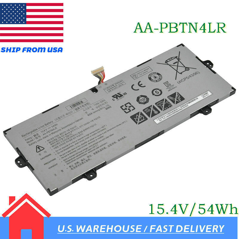 NEW AA-PBTN4LR battery for Samsung Notebook 9 Pro 15″ NP940X3M NP940X5M NP940X5N