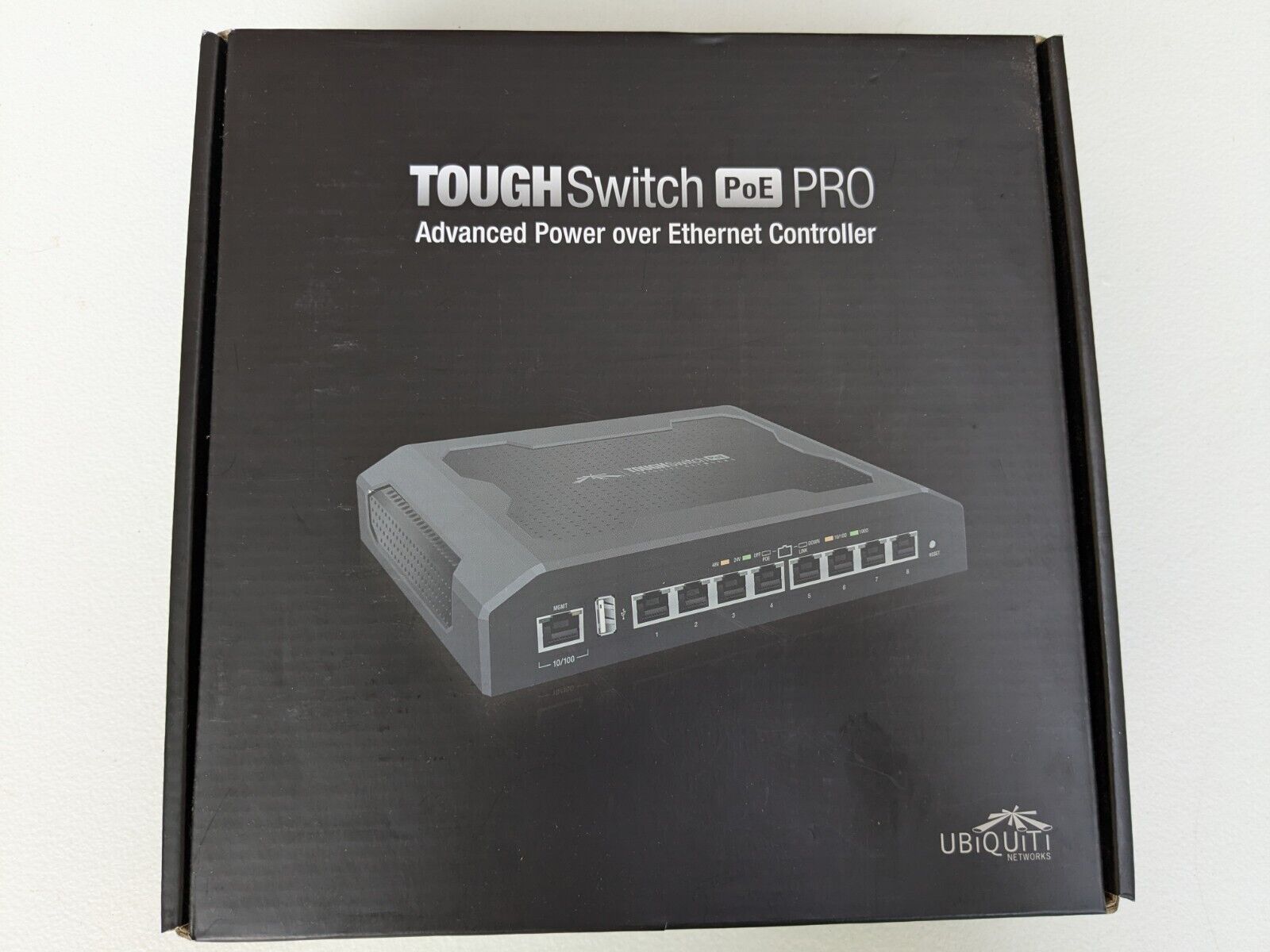 Ubiquiti Tough Switch POE PRO 8 port (TS-8-PRO) Rack-Mountable Network Device