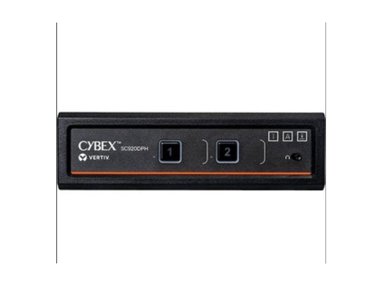 Vertiv Cybex SC900 Secure KVM | Dual Head | 2 Port Universal DisplayPort | NIAP