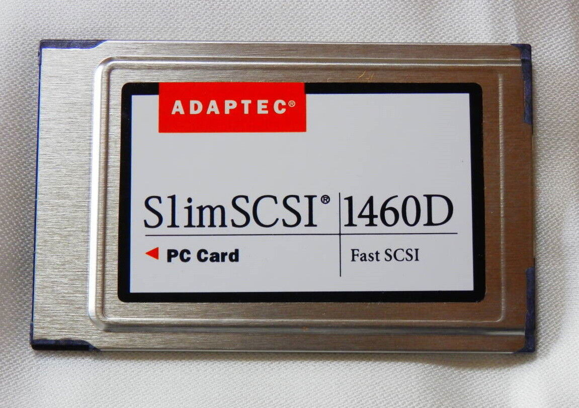Adaptec SlimSCSI 1460D Fast SCSI PC Card PCMCIA SCSI2