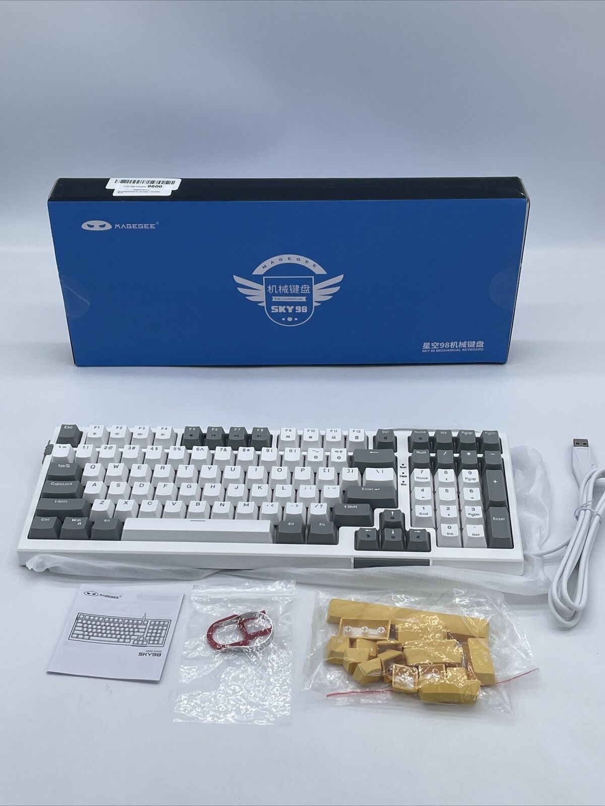 Magee Sky98 Mechanical Wired Gaming Keyboard 98 Keys Switchable Backlit