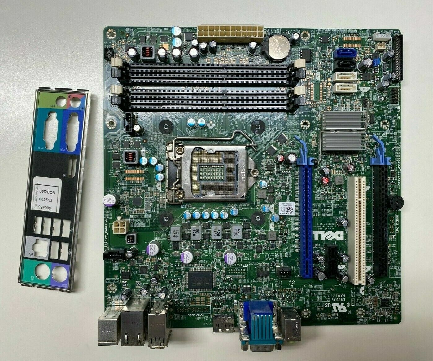 Dell OptiPlex 790 MT Desktop Motherboard- HY9JP 0J3C2F J3C2F W/I/O Shield TESTED