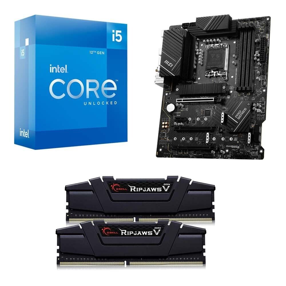 Intel Core i5-12600KF, MSI Z790-P Pro WiFi DDR4,G.Skill Ripjaws V 16GB DDR4-3200