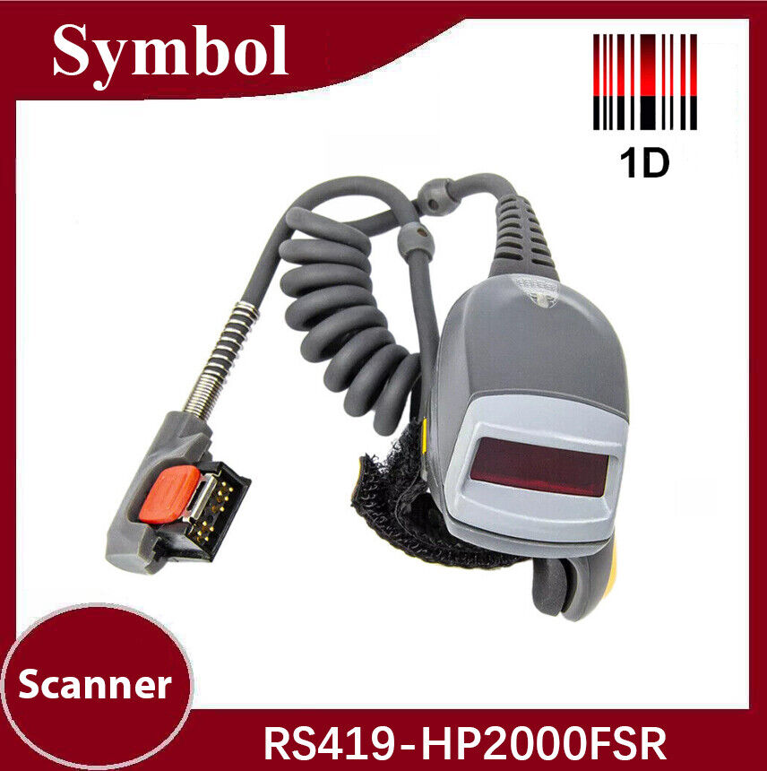 Symbol Motorola RS419-HP2000FSR Hands-free Wearable Ring Barcode Scanner