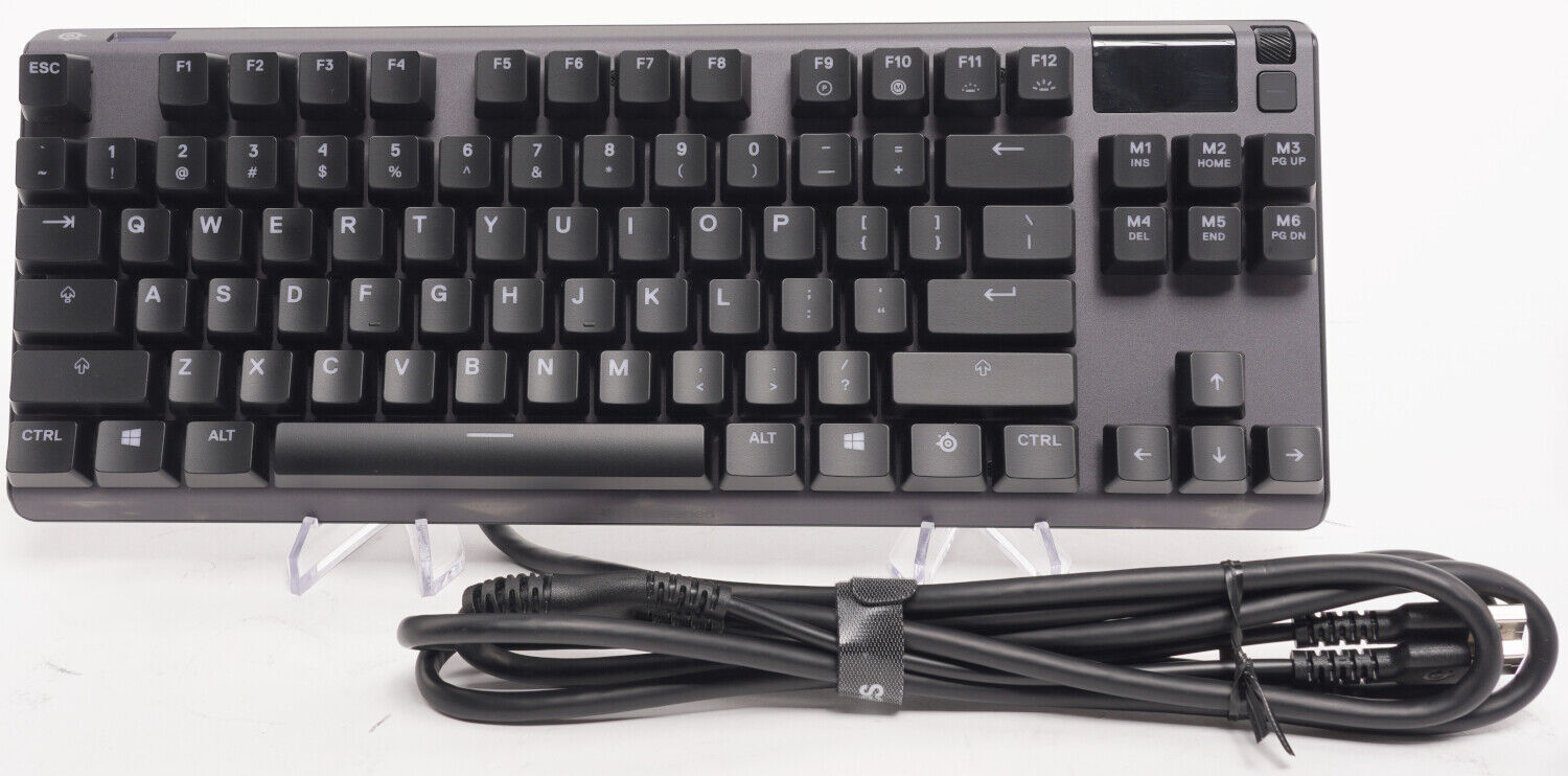 SteelSeries Apex Pro TKL Mechanical Switches Gaming Keyboard with OLED Display