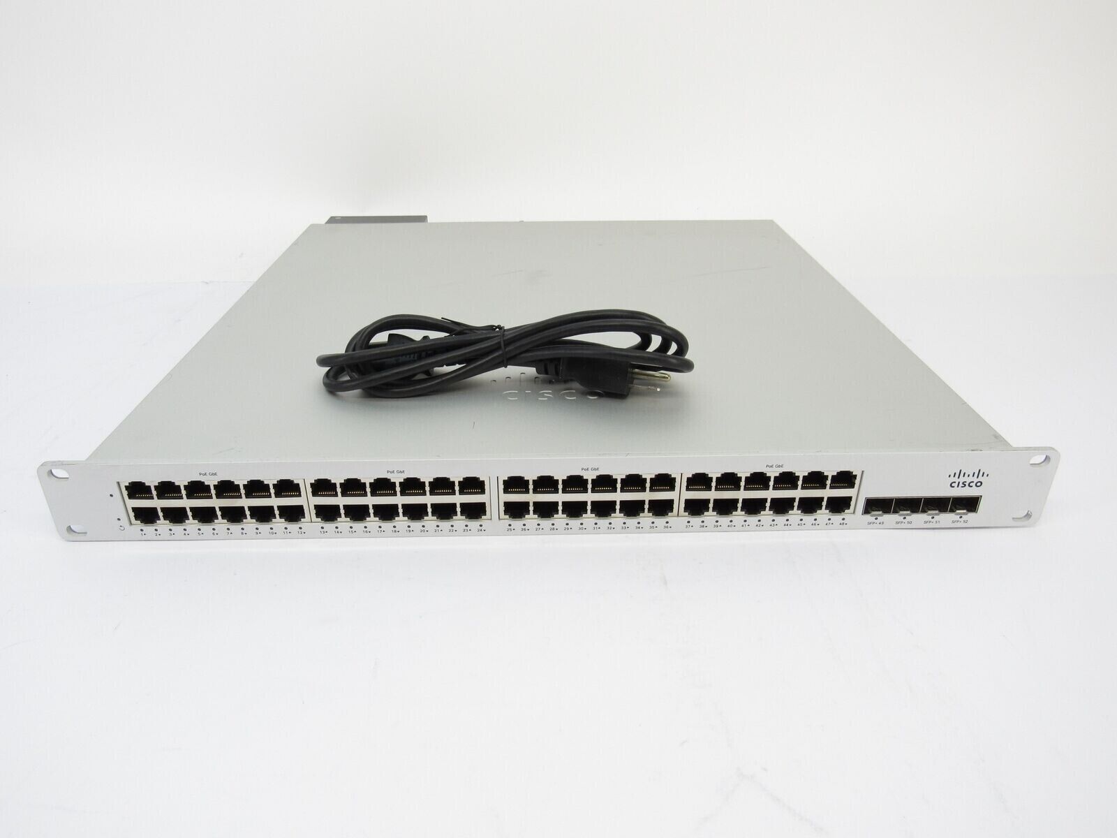 Cisco Meraki MS250-48LP-HW L3 Stck Cld-Mngd 48x GigE 370W PoE Switch *Unclaimed*