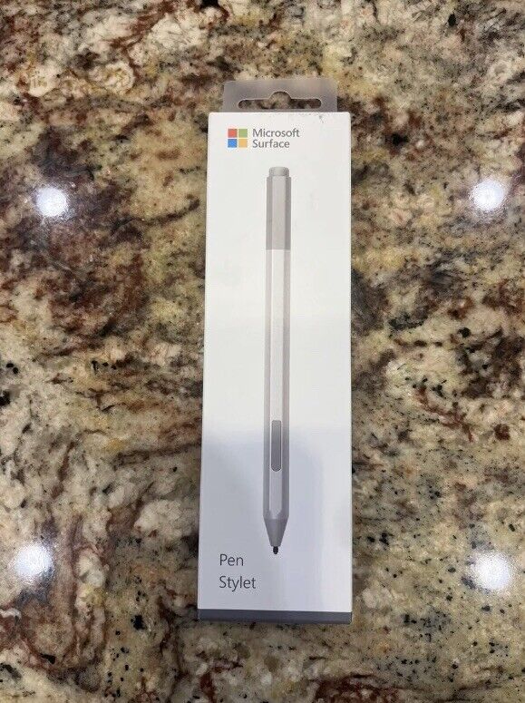 New In Box Microsoft Platinum Surface Pen - Stylus Model: 1776 / EYV-00009