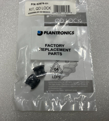 Lot Of 90, 45 SETS Plantronics Qd Lock, Quick Disconnect Kit Replacement