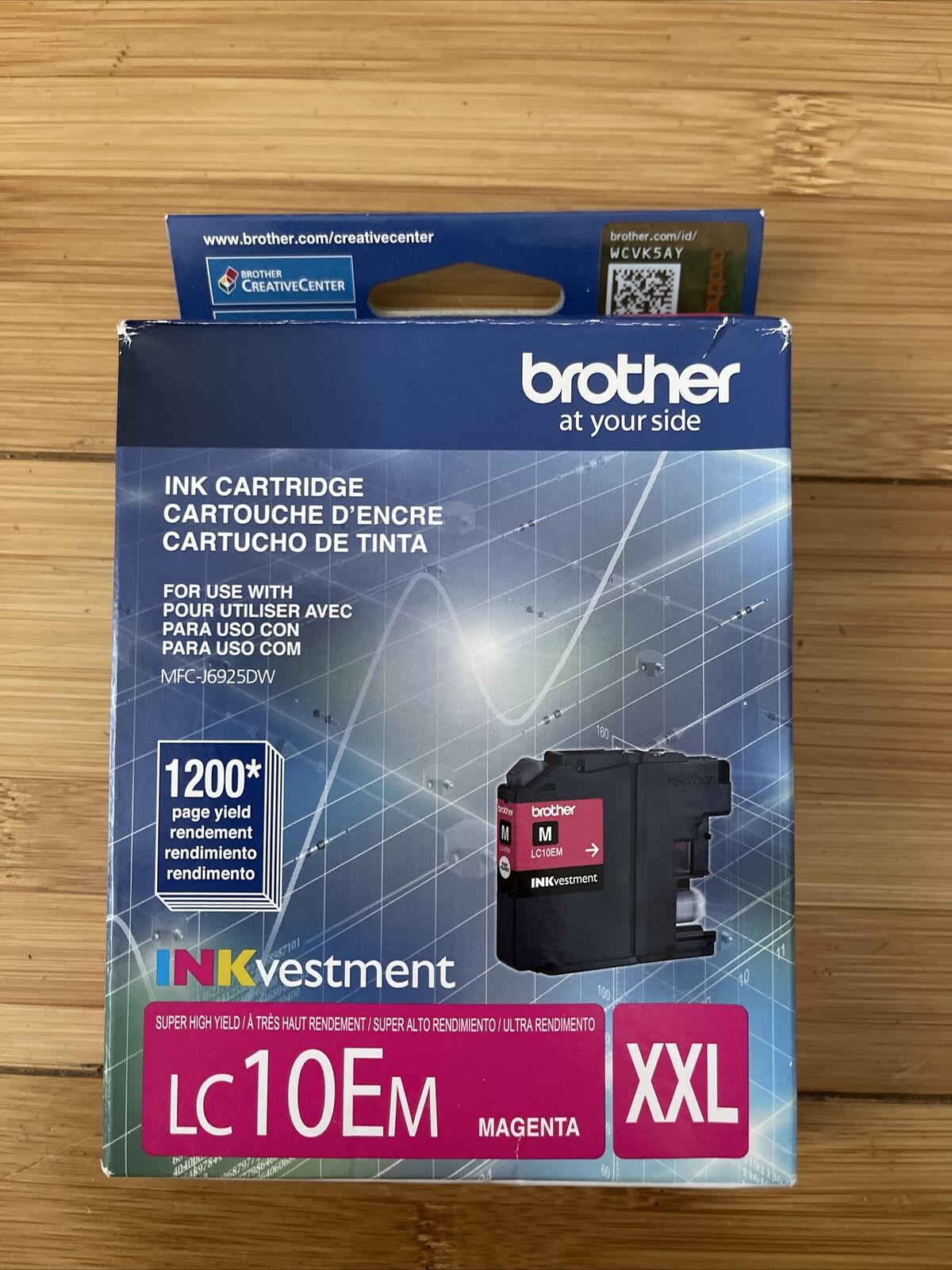 Brother LC10EM XXL Super High Yield Magenta Ink Cartridge, 1200 Page 10/18