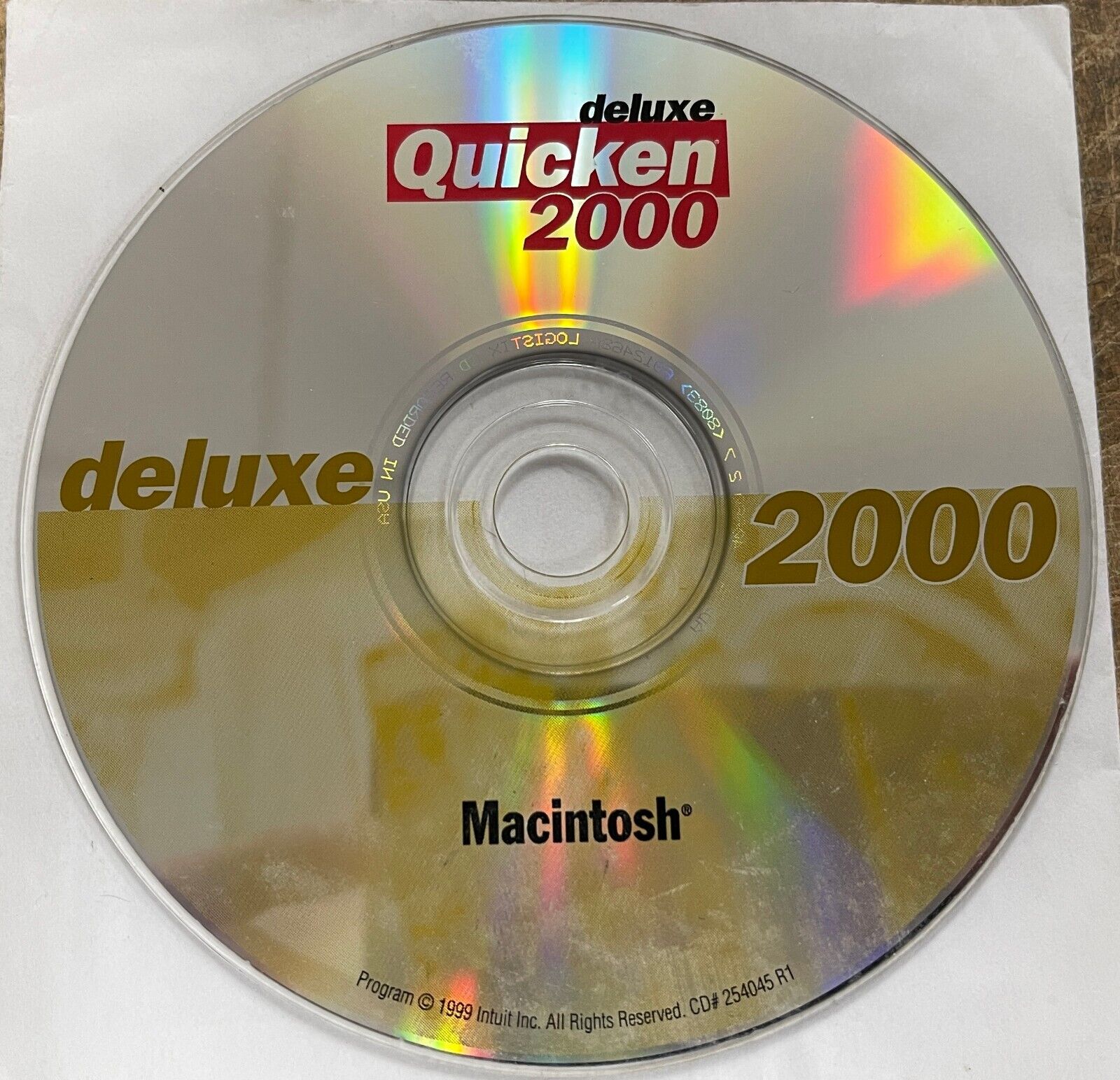 Vintage Quicken deluxe 2000 Macintosh