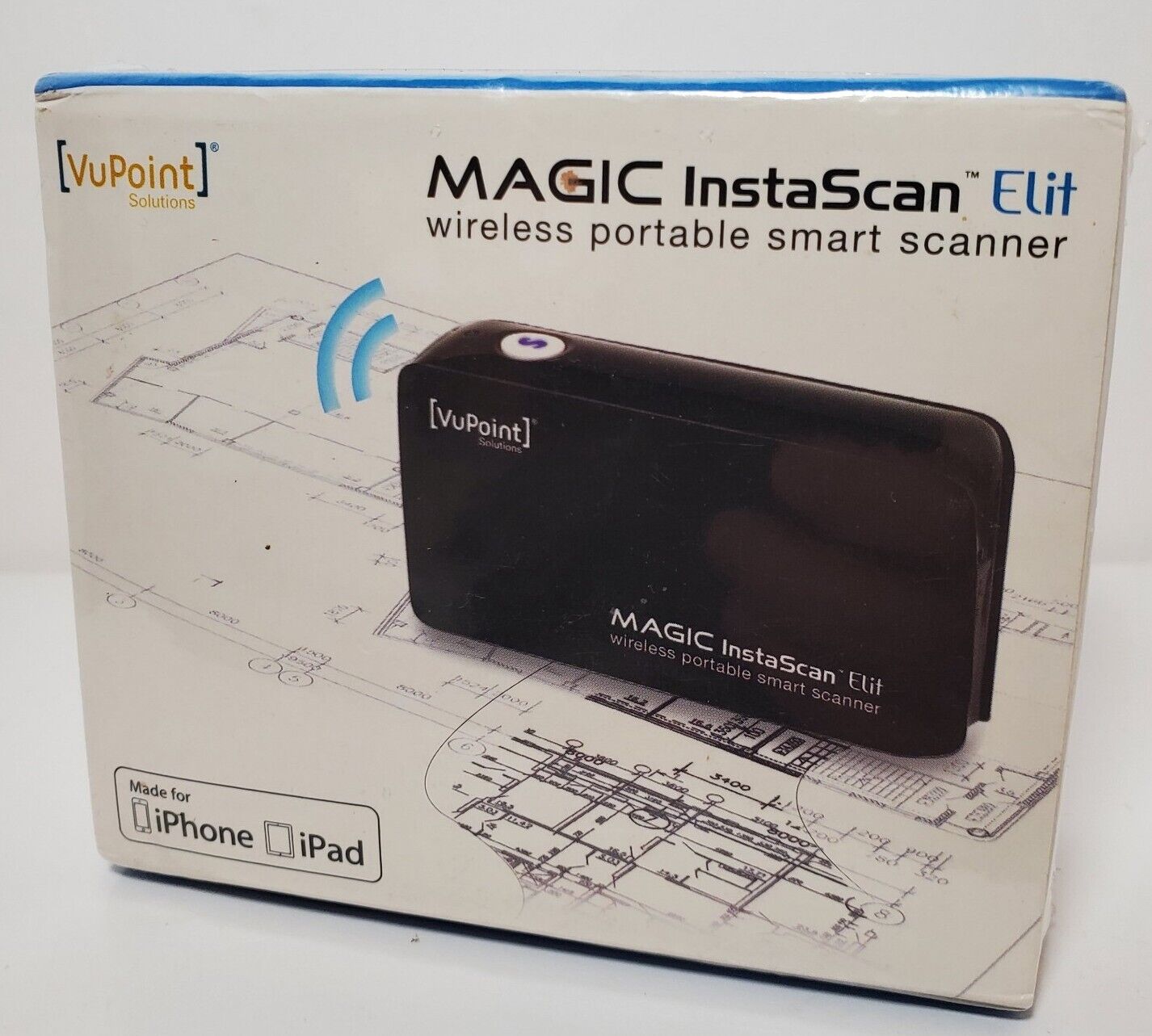 New Vupoint Magic InstaScan Elit Wireless Smart Scanner -Brand New in Sealed Pkg