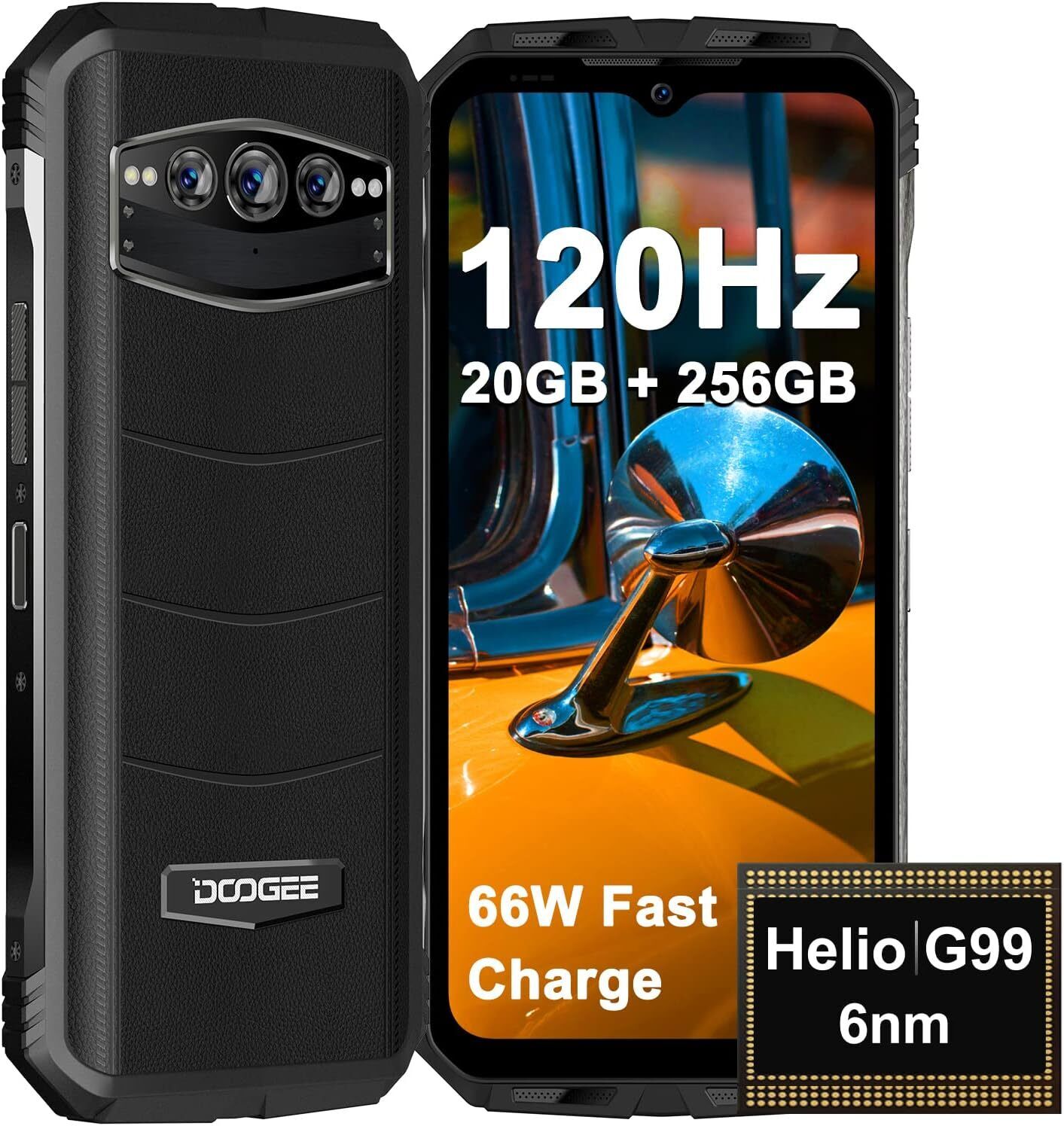 DOOGEE S100 Rugged Smartphone  20GB+256GB Gaming Phone Unlocked, 120Hz 6.58