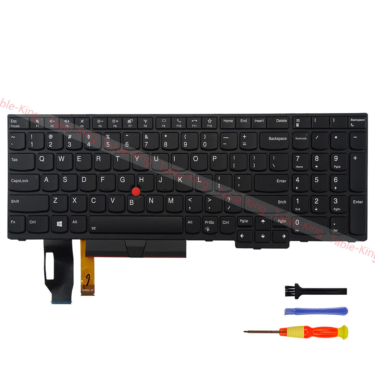 Backlit Keyboard for Lenovo Thinkpad T15 Gen1 Gen2/P15S Gen1 Gen2 (US Layout)
